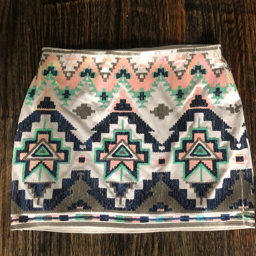 Sequined skirt